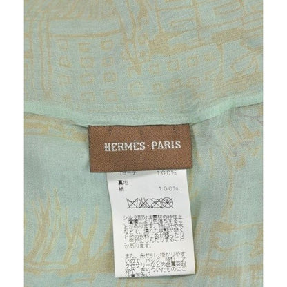 Hermes Long Maxi Length Skirt Green Master Do — view 3
