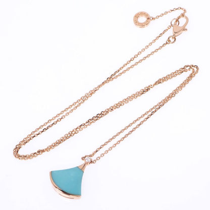 Bulgari Diva Dream Necklace 750pg Pink Gold 43cm (16.93in)-41cm