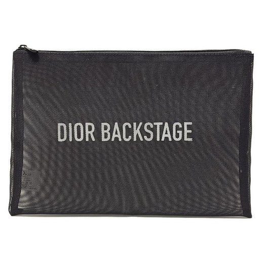 Dior Parfums Pouch - Black And White Mesh
