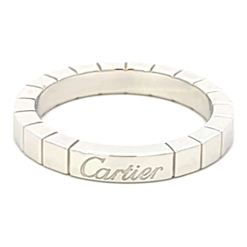 Cartier Lanier Ring 53 White Gold Polished
