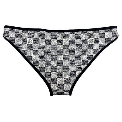 Louis Vuitton Fnsw33 LV Match Damier Swimwear Bikini Swimwear Top Bottom White