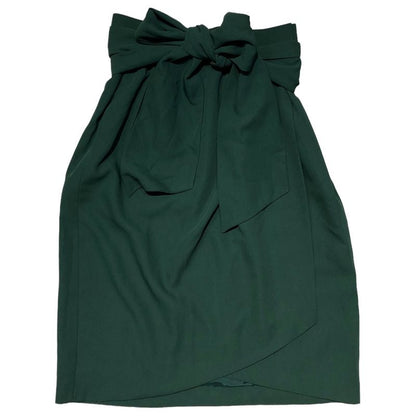Yves Saint Laurent 90's Ribbon Skirt M Green