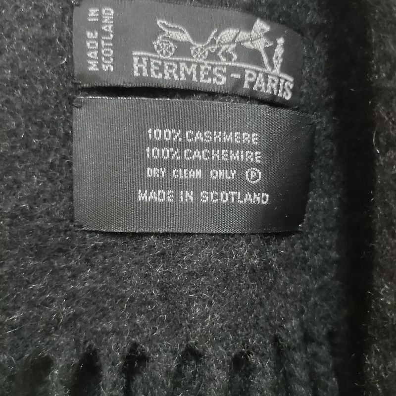 Hermes Stole (shawl) - Dark Grey Cashmere