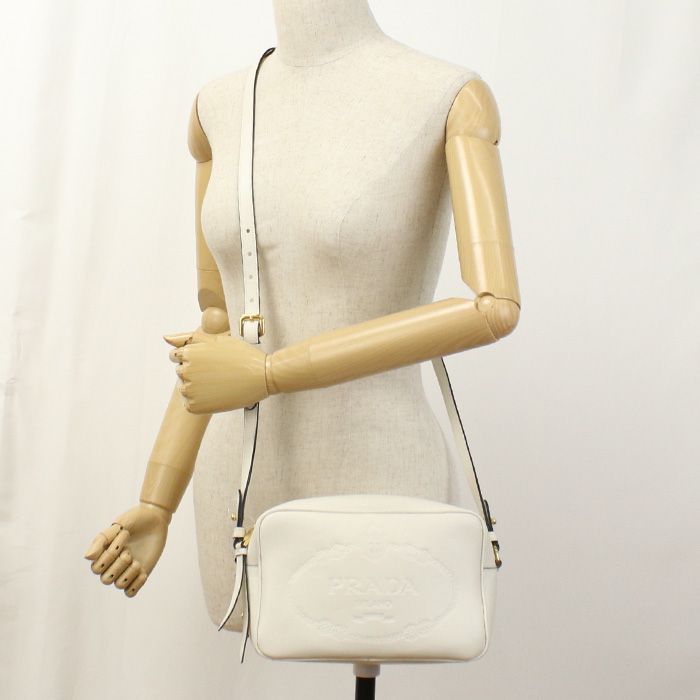 Prada Small Shoulder Bag 1bh089 2EBJ F0009 Crossbody Shoulder Bag Leather Women