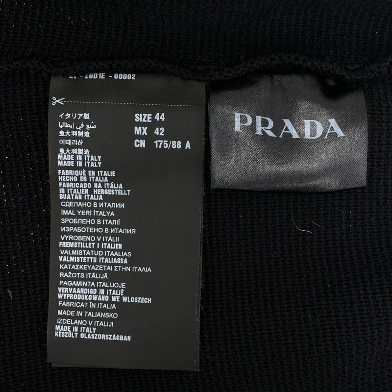 Prada | 2015 | Zip Up Knitted Jacket | 44 | Black | Men's