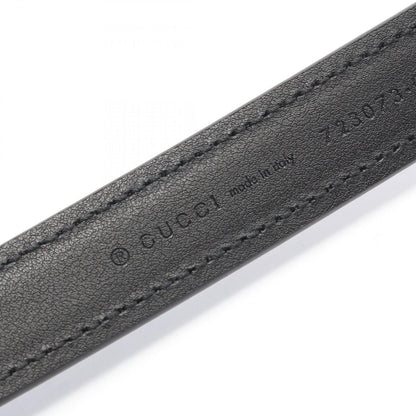 Gucci Belt Blondie Slim Black Leather — view 4