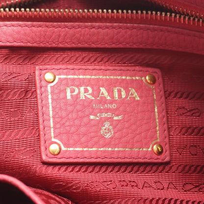 Prada Handbag Vitello Daino 2-Way Pink Leather Shoulder — view 4