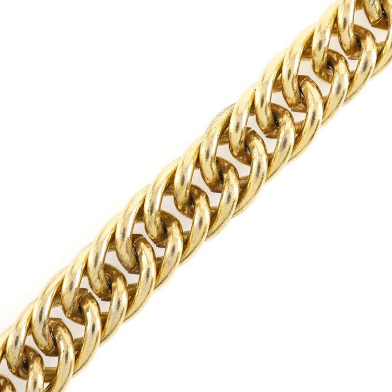 Chanel Gold Plated Ladies 58.2g Bracelet