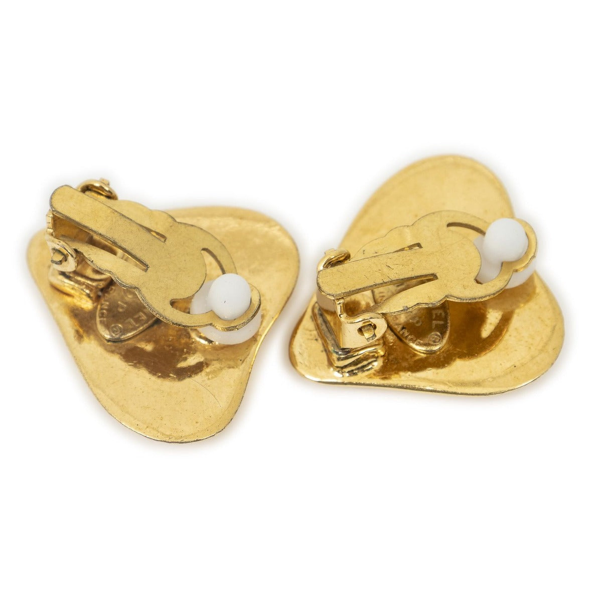 Chanel CC Logo Heart Clip Type Necklace Gold Plated — view 2