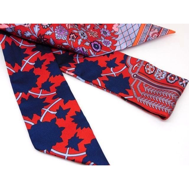 Hermes S Twilly Scarf Tapis Persans Ribbon — view 2