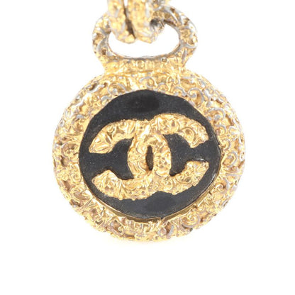 Vintage Chanel Coco Mark Key Holder Bag Charm Gold Women's RRE Cw49-1