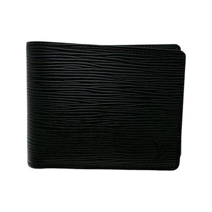 Louis Vuitton M60662 Epi Portefeuille Multiple Fold Wallet Louis Vuitton Black