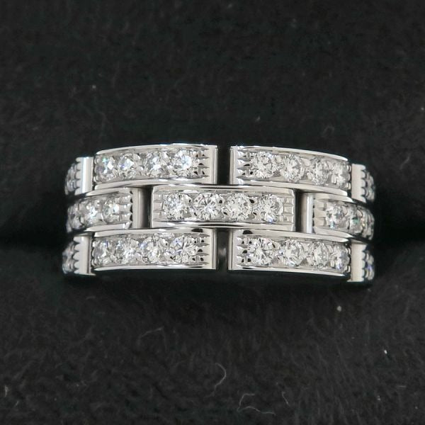 Cartier Maillon Panthere Ring 3 Rings Full Diamond 50