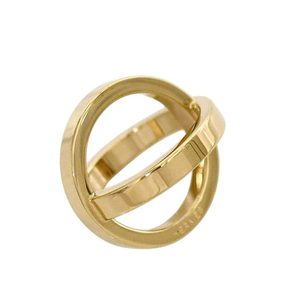 Hermes Scarf Ring Cosmos Gold Metal