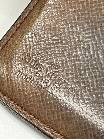 Louis Vuitton Monogram Portefeuille Marco Bifold Wallet M61675 Brown Made In