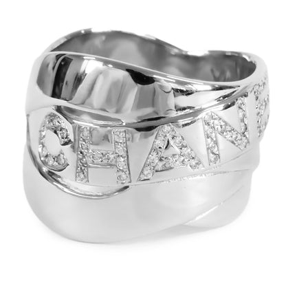 Chanel Boldic Ring White Gold 18K Diamond 51 — view 2