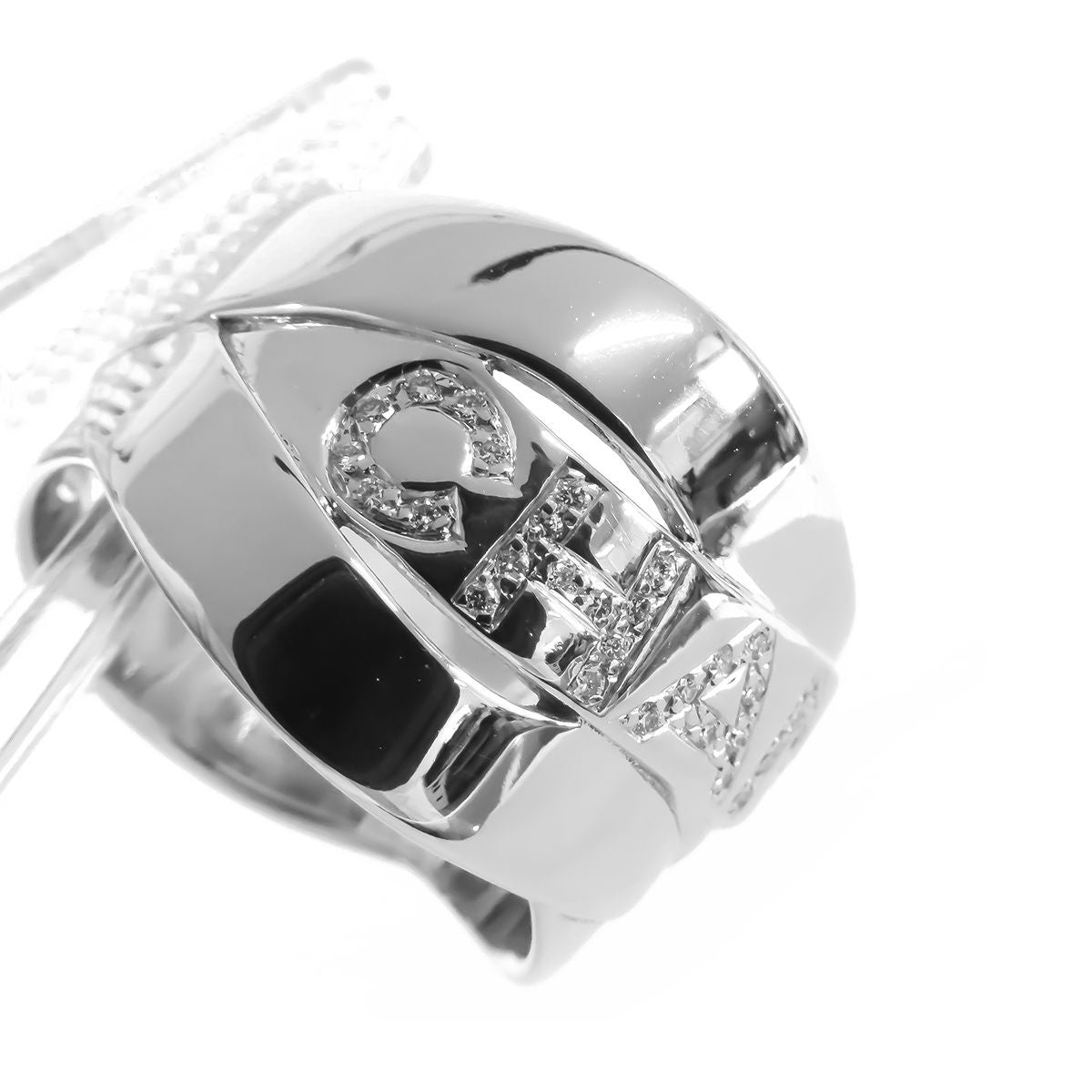 Chanel Boldic Ring White Gold 18K Diamond 51 — view 4