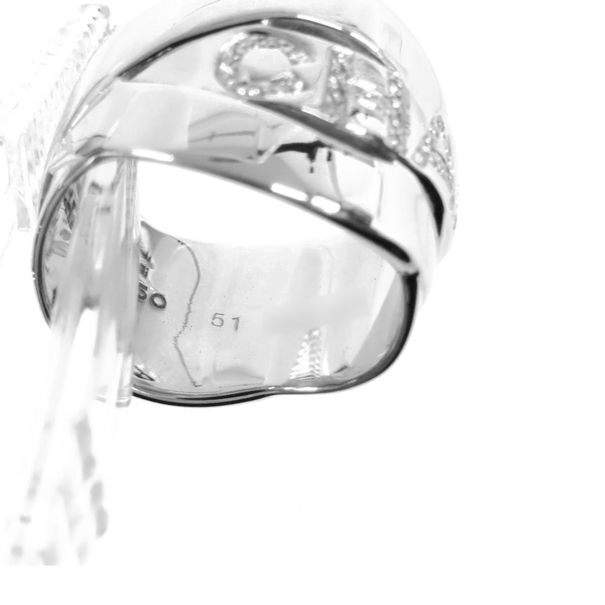 Chanel Boldic Ring White Gold 18K Diamond 51 — view 7