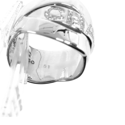 Chanel Boldic Ring White Gold 18K Diamond 51 — view 7