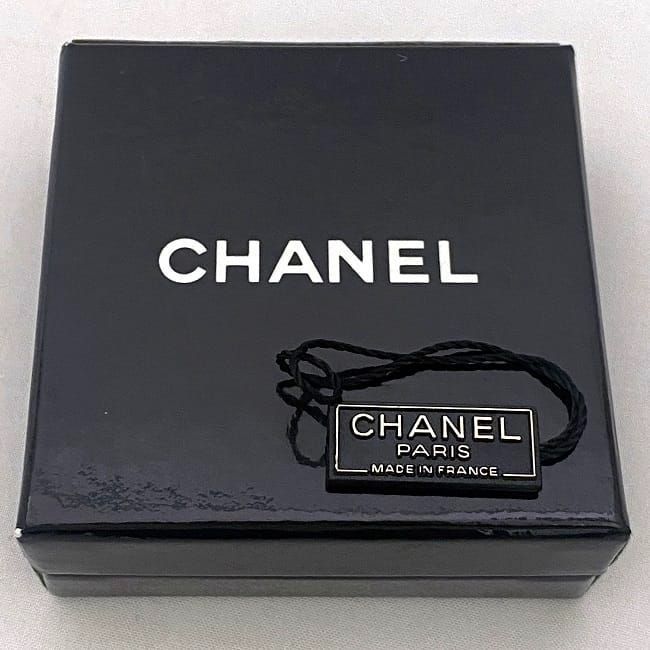 Chanel Earrings Gold Coco Mark Vintage GP