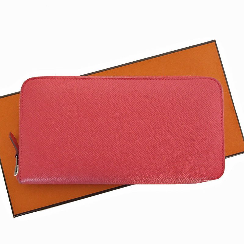 Hermes Round Zipper Long Wallet Azap Long