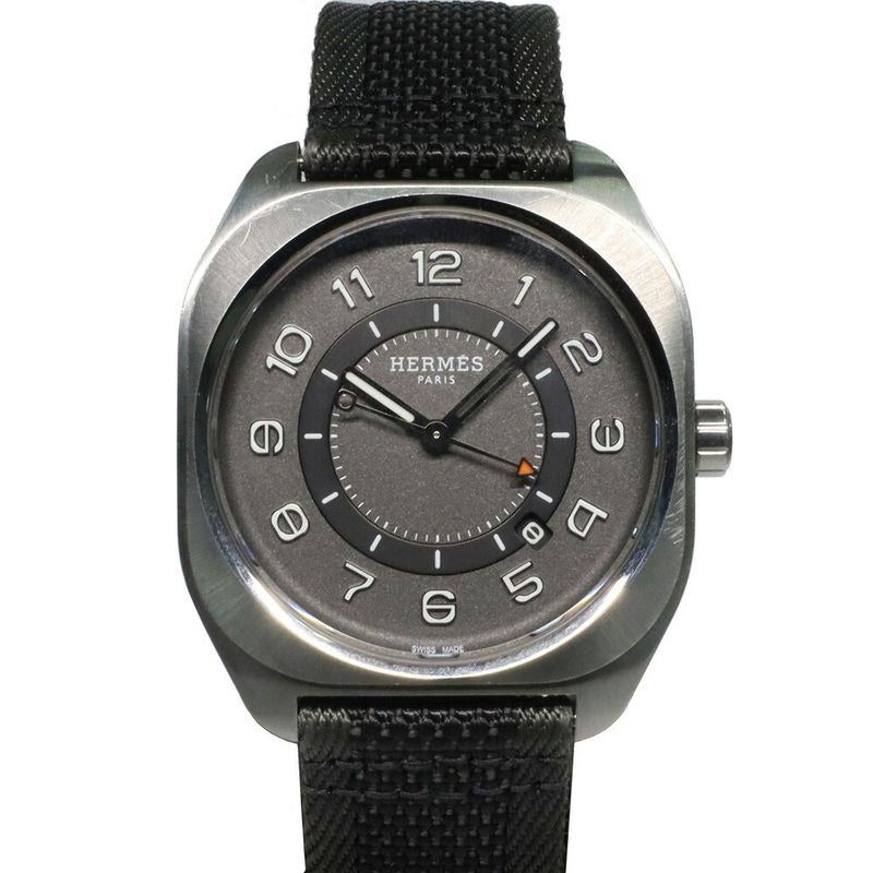 Hermes H08 Watch 42 mm Gray Black Titanium Sangle