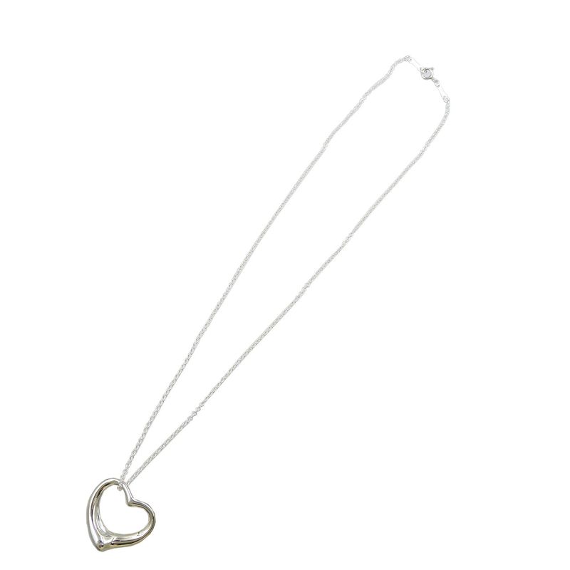 Tiffany & Co Open Heart 925 Silver Necklace 0090
