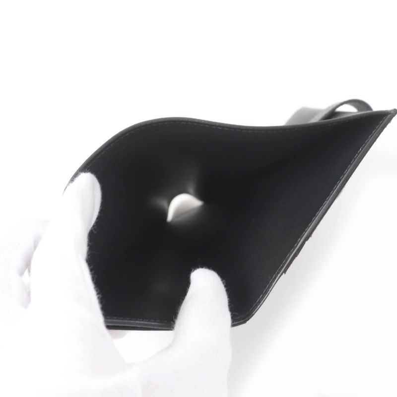 Hermes Bearn Compact Gold Hardware Vaux Epson Bifold Wallet Black With W