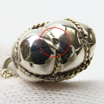 Tiffany & Co Pendant Top Chain Cross Quilted Heart Star Ring Silver 18k Silver