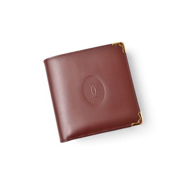 Cartier Fold Wallet Vintage Must de Cartier Bordeaux — view 3