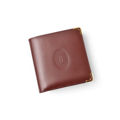 Cartier Fold Wallet Vintage Must de Cartier Bordeaux — view 3
