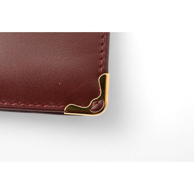 Cartier Fold Wallet Vintage Must de Cartier Bordeaux — view 9
