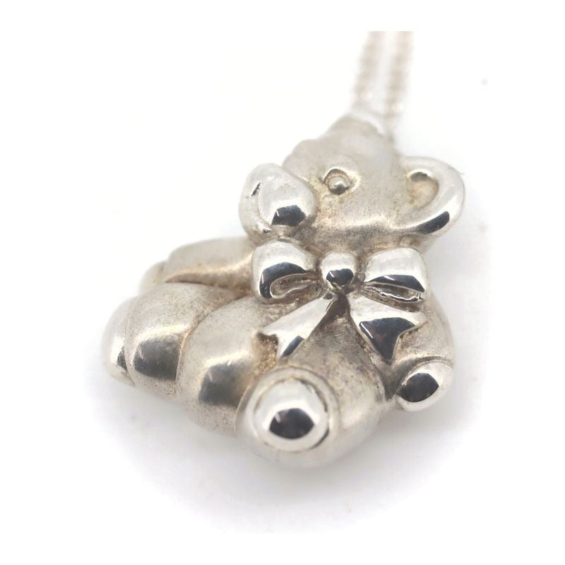 Tiffany & Co Bear Motif Necklace SV 925 paw Nshop Item