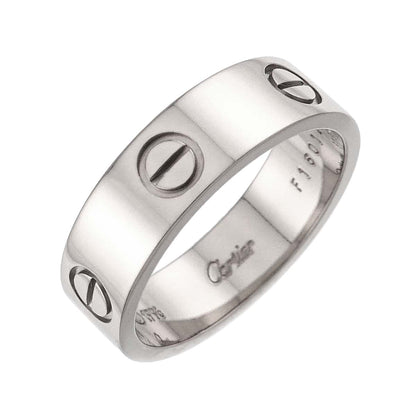 Cartier Love 58 Ring 18k WG White Gold 750