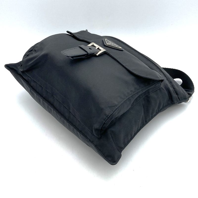 Prada Shoulder Bag Nylon Black Nylon Women Men
