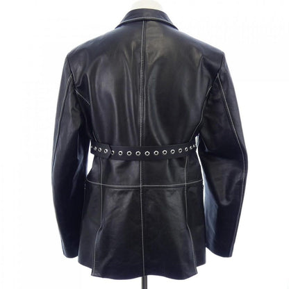 Versace Leather Jacket Black — view 2