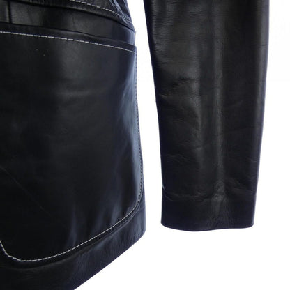 Versace Leather Jacket Black — view 6