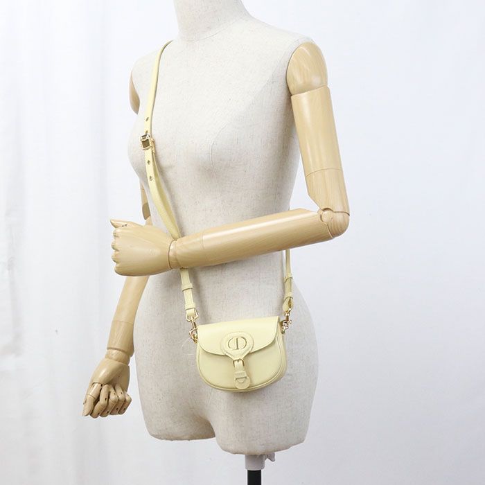 DIOR Bobby Crossbody Shoulder Bag Calf Womens