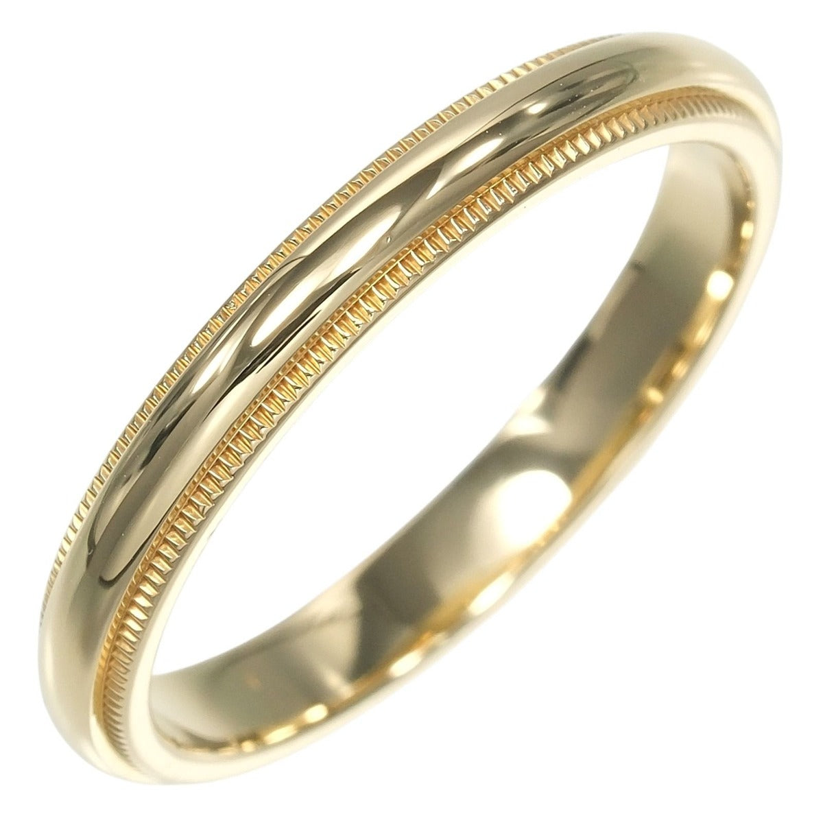 Tiffany & Co Together Milgrain Band 18K Yellow Gold Ring