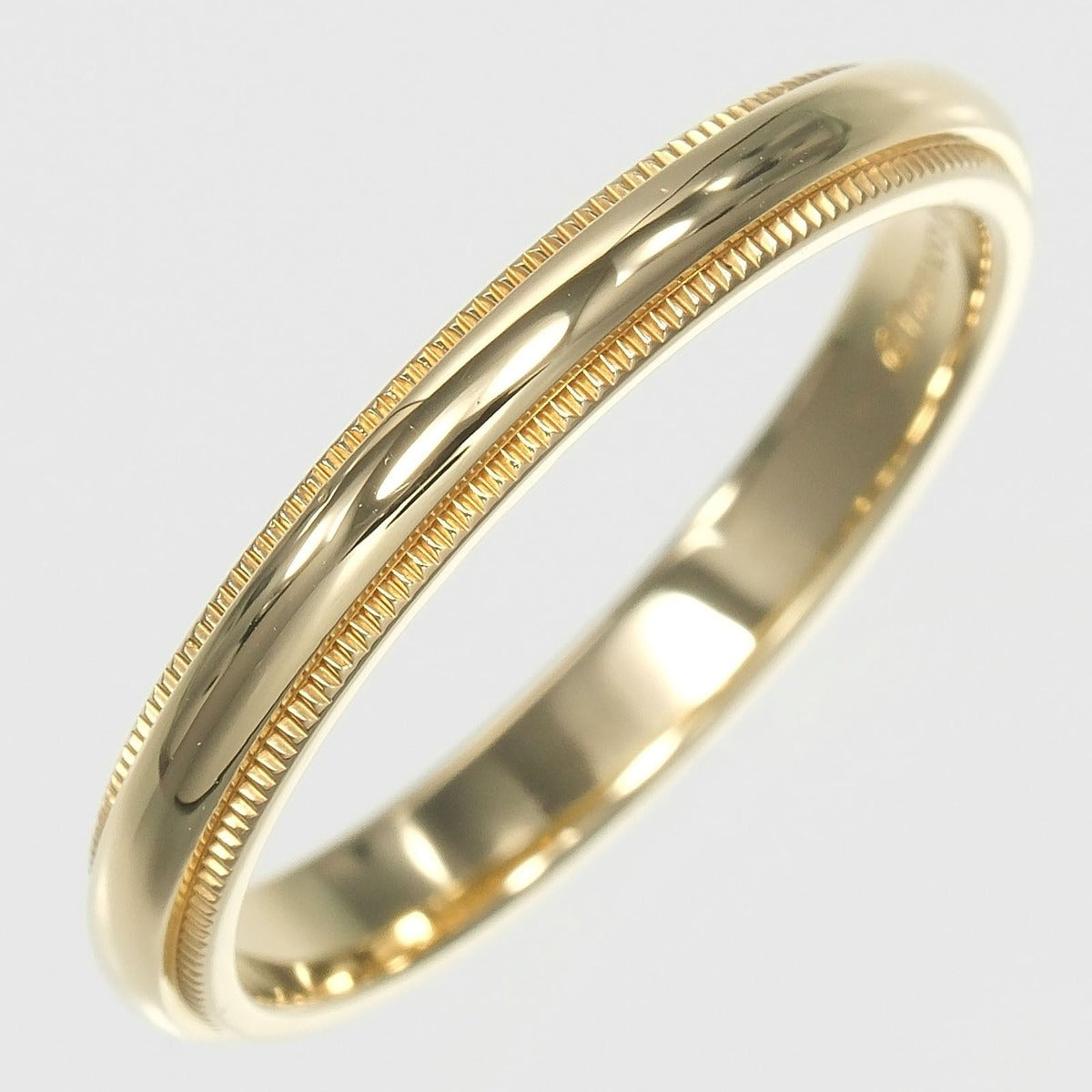 Tiffany & Co Together Milgrain Band 18K Yellow Gold Ring — view 6