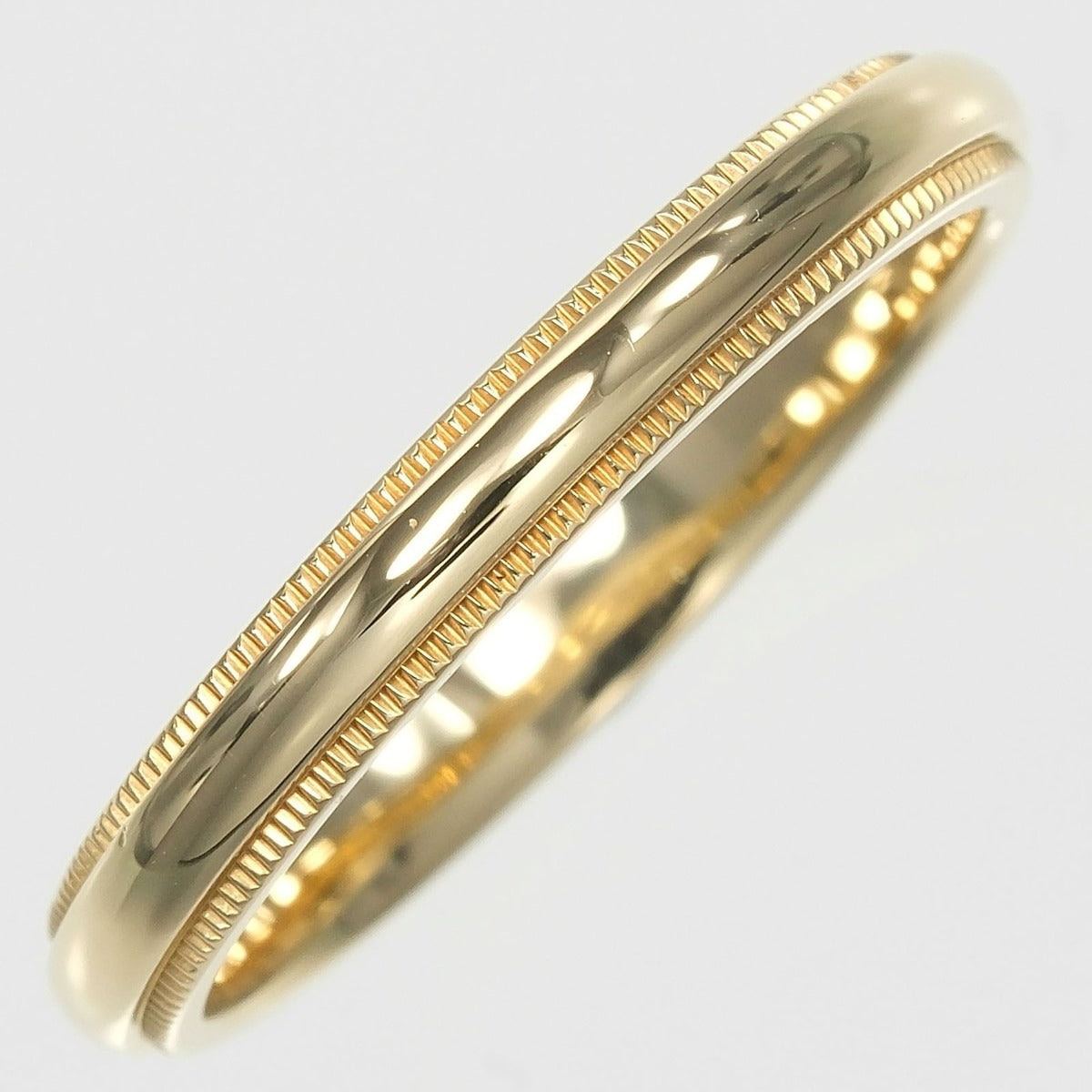 Tiffany & Co Together Milgrain Band 18K Yellow Gold Ring — view 8