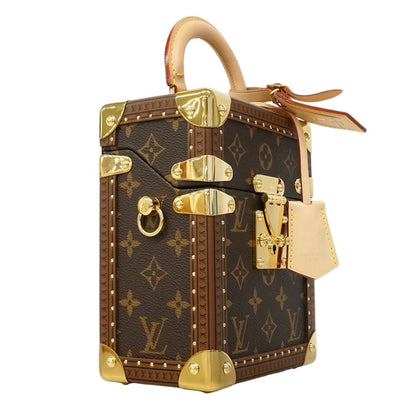 Louis Vuitton Handbag Monogram Camera Box Brown 2-Way — view 2