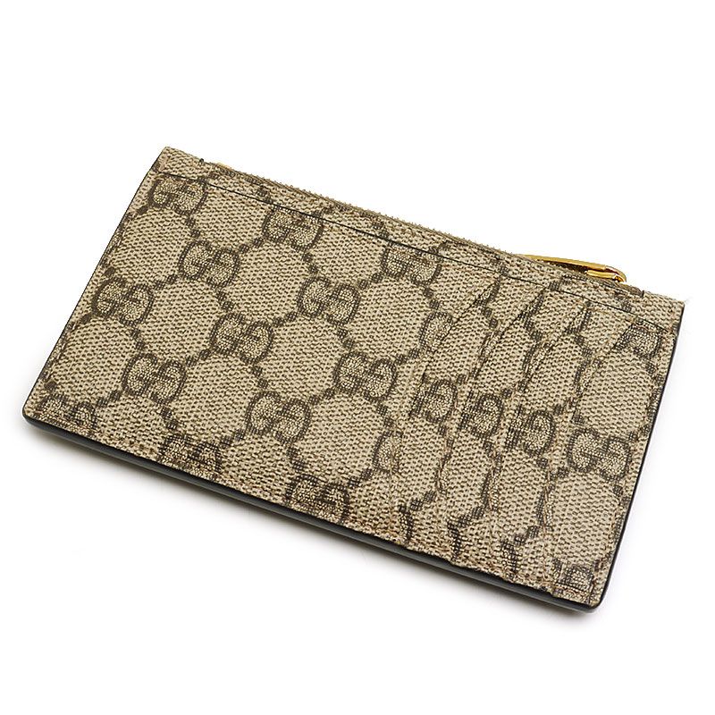 Gucci X Balenciaga Gucci X Balenciaga Zip Card Case 681701 GG Supreme Coin