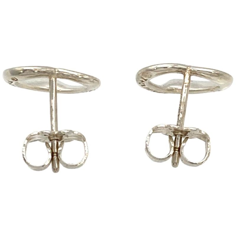 Tiffany & Co Tiffany & Co Open Heart Earrings Sv925 11g Silver Elsa Peretti