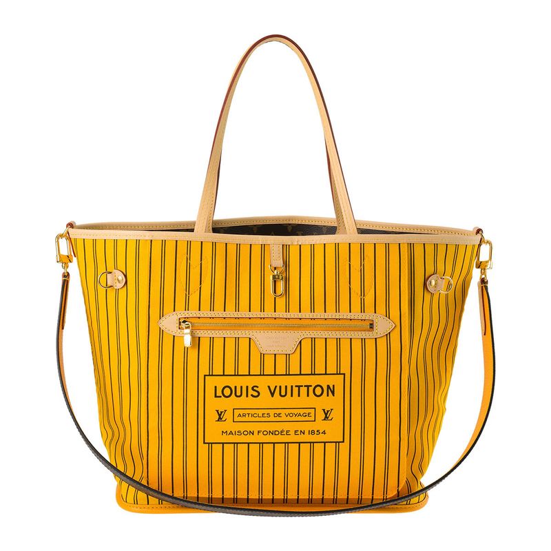 Louis Vuitton Tote Bag Neverfull - Inside Out MM Brown/jeanne Saffron
