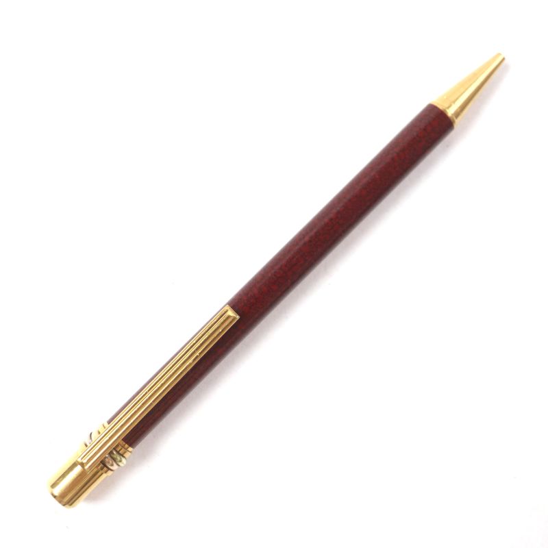  Cartier Trinity Marble Pattern Logo Engraved Twist Ballpoint Pen