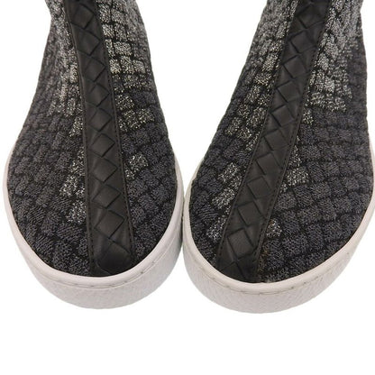 Unused Bottega Veneta Current Tag Intrecciato High Cut Short Boots 36 23cm