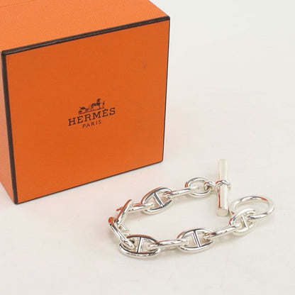 Hermes Chaine D'ancre GM 10Koma Bracelet Silver 925