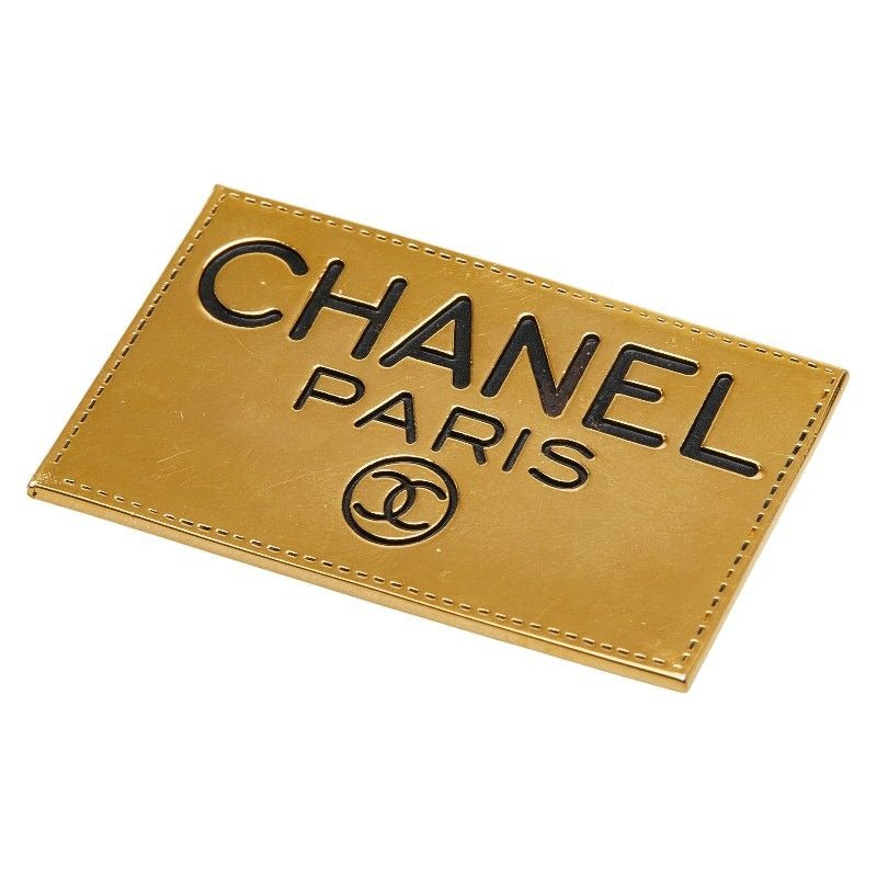 Chanel Logo Gold Plated