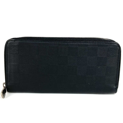 Louis Vuitton Long Wallet Zippy Vertical Damier Infini Leather